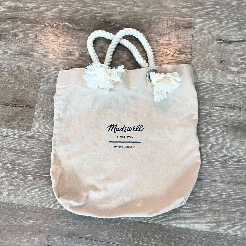 Madewell Canvas Bag Woman’s Medium Rope Handle